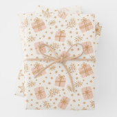 Weihnachtswaschpapier Geschenkpapier Set (Beispiel)