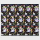 Weihnachtswaschpapier Jesus Weihnachten Geschenkpapier (Flach)