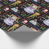 Weihnachtswaschpapier Jesus Weihnachten Geschenkpapier (Ecke)