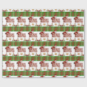 Weihnachtswaschpapier Santa Geschenkpapier (Flach)