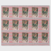 Weihnachtswaschpapier Santa Geschenkpapier (Flach)