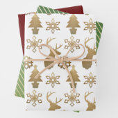Weihnachtswaschpapier - Traditionen Geschenkpapier Set (Beispiel)