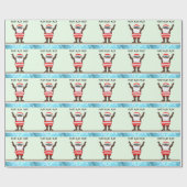 Weihnachtswaschpapier zum Schwimmen Geschenkpapier (Flach)