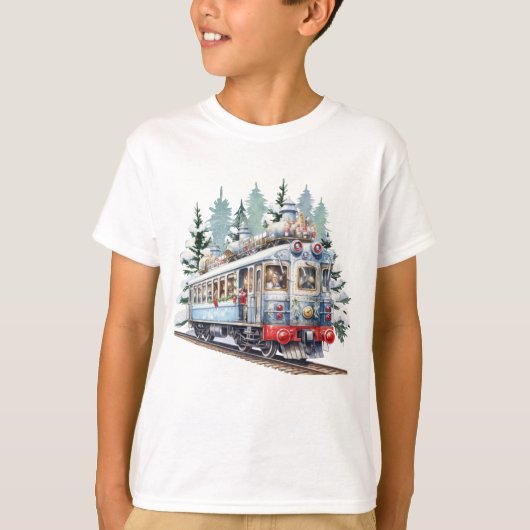 Weihnachtswasserbahn T-Shirt (Vorderseite)