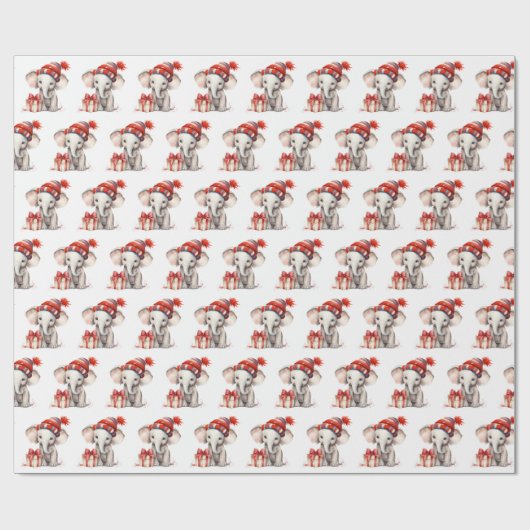 Weihnachtswasserelementar Geschenkpapier (Flach)