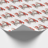 Weihnachtswasserelementar Geschenkpapier (Ecke)