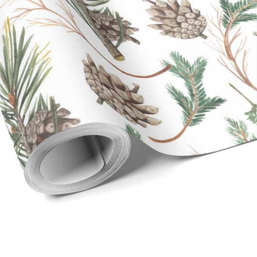 Weihnachtswasserfarbe Geschenkpapier (Rolleneckpunkt)