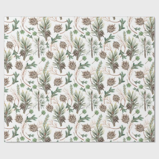 Weihnachtswasserfarbe Geschenkpapier (Flach)