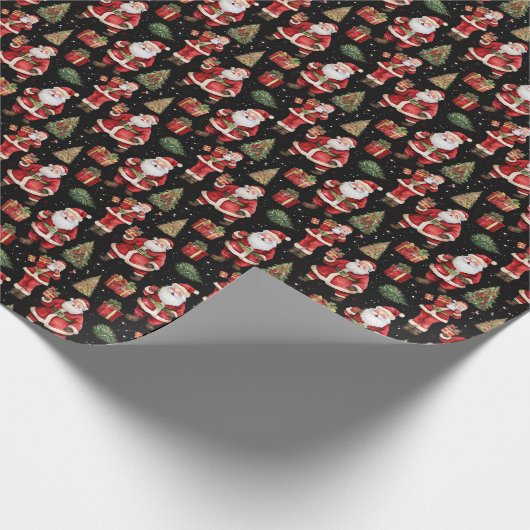 Weihnachtswasserfarbe Geschenkpapier (Ecke)