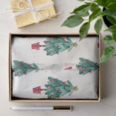 Weihnachtswasserfarbe GoldI Design 5 Seidenpapier (Geschenk)