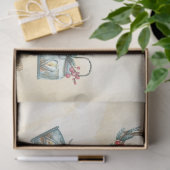 Weihnachtswasserfarbe GoldI Design 9 Seidenpapier (Geschenk)