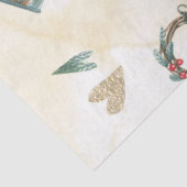 Weihnachtswasserfarbe GoldI Design 9 Seidenpapier (Ausschnitt)