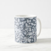Weihnachtswasserfarbe Winter Botanisches Muster Kaffeetasse (VorderseiteRechts)