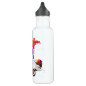 Weihnachtswasserflasche Geschenk Gnome mit Geschen Edelstahlflasche (Rechts)
