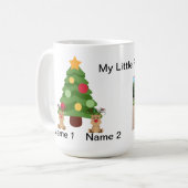 Weihnachtswasserflasche Kaffeetasse (Vorderseite Links)