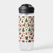 Weihnachtswasserflasche Trinkflasche (Vorderseite)