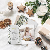 Weihnachtswassergrün Foto Feiertagskarte