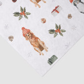 Weihnachtswasserhund Seidenpapier (Ausschnitt)