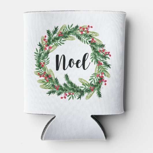 Weihnachtswasserkranz Dosenkühler (Vorderseite)