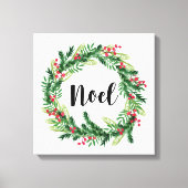 Weihnachtswasserkranz Leinwanddruck (Vorderseite)