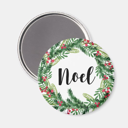 Weihnachtswasserkranz Magnet (Vorderseite/Rückseite)