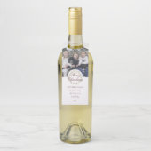 Weihnachtswasserkranz mit Foto Flaschenanhänger (Auf Flasche)