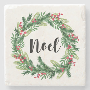 Weihnachtswasserkranz Steinuntersetzer