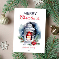 Weihnachtswasserlanden-Poinsettia