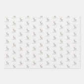 Weihnachtswasserschmuck mit stilvollem Akzent Geschenkpapier Set (Vorderseite 3)