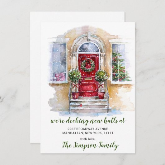 Weihnachtswassertore Ankündigung (Vorne/Hinten)