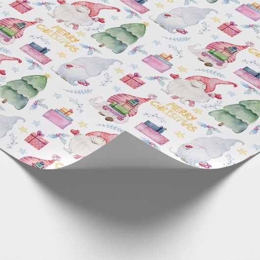 Weihnachtswasserzwerge Geschenkpapier (Ecke)