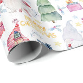 Weihnachtswasserzwerge Geschenkpapier (Rolleneckpunkt)