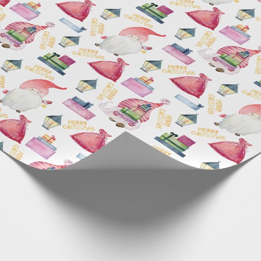 Weihnachtswasserzwerge Geschenkpapier (Ecke)