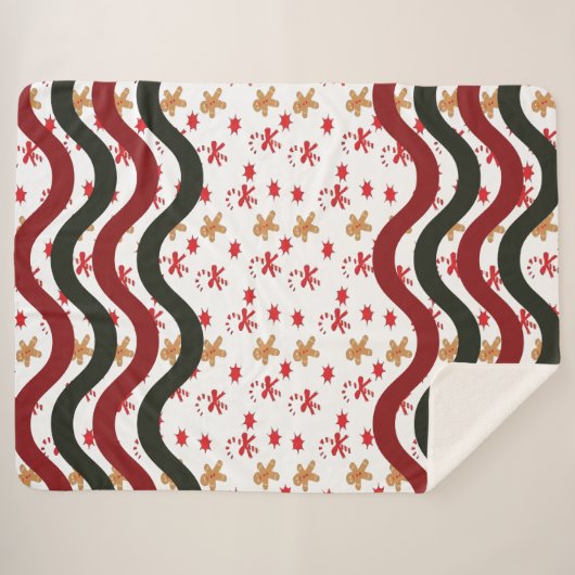 Weihnachtswaves Sherpadecke (Vorderseite (Horizontal))