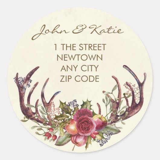 Weihnachtswechsel in der Weihnachtsfeier Runder Aufkleber (Vorderseite)