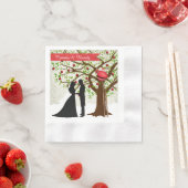 WeihnachtsWedding Napkin Serviette (Beispiel)