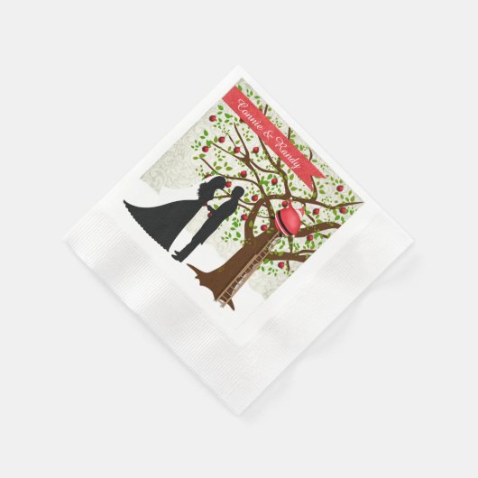 WeihnachtsWedding Napkin Serviette (Ecke)