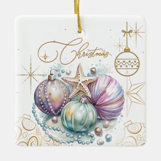 Weihnachtsweich Pastel Ornament (Vorderseite)