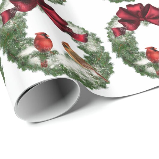 Weihnachtsweiden Geschenkpapier (Rolleneckpunkt)