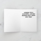 Weihnachtsweih Feiertagskarte (Innenseite)