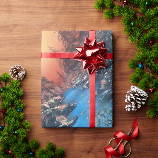 Weihnachtsweih Geschenkpapier (Feiertagsgeschenk)