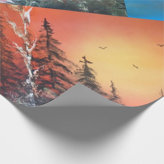 Weihnachtsweih Geschenkpapier (Ecke)