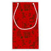 Weihnachtsweih, geweiht kleine geschenktüte (Rückseite)