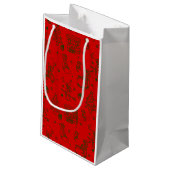 Weihnachtsweih, geweiht kleine geschenktüte (Rückseite Schrägansicht)