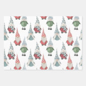 Weihnachtsweih Gonk Gnome Wrapping Paper Geschenkpapier Set (Vorderseite 2)