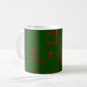 Weihnachtsweih, grün kaffeetasse (Vorderseite Links)