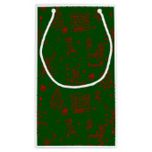 Weihnachtsweih, grün kleine geschenktüte (Rückseite)