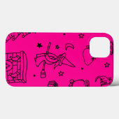 Weihnachtsweih, pink Case-Mate iPhone hülle (Rückseite (Horizontal))