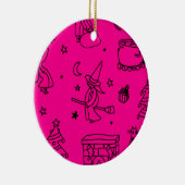 Weihnachtsweih, pink keramik ornament (Rechts)