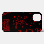 Weihnachtsweih, schwarz Case-Mate iPhone hülle (Rückseite (Horizontal))